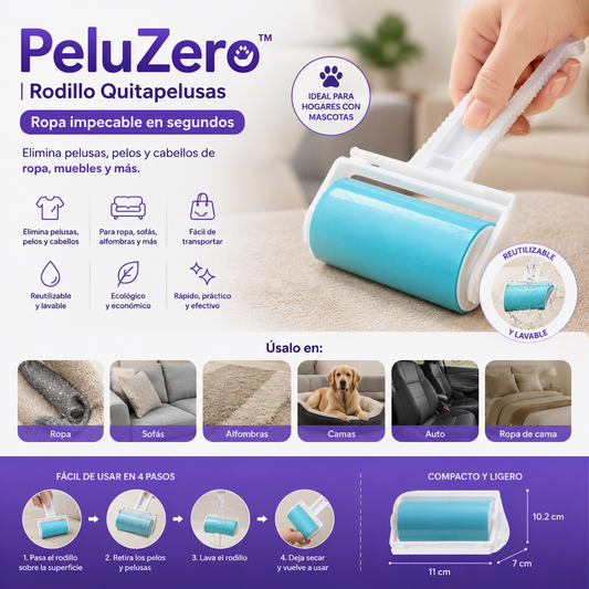 PeluZero | Rodillo Quitapelusas